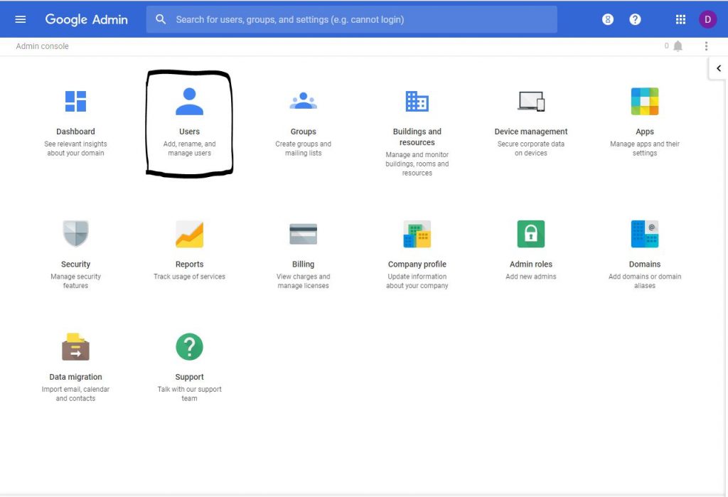 GSuite Users SOSTEC